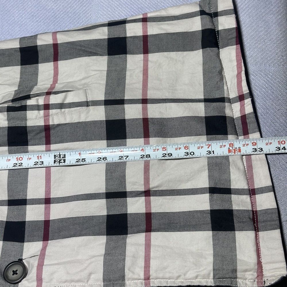 Pendleton Reversible Plaid Check & Black‎ Long Button Jacket Women's Size M/L - Picture 12 of 13